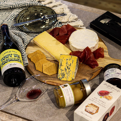 Movie Night Cheese & Wine Selection Box